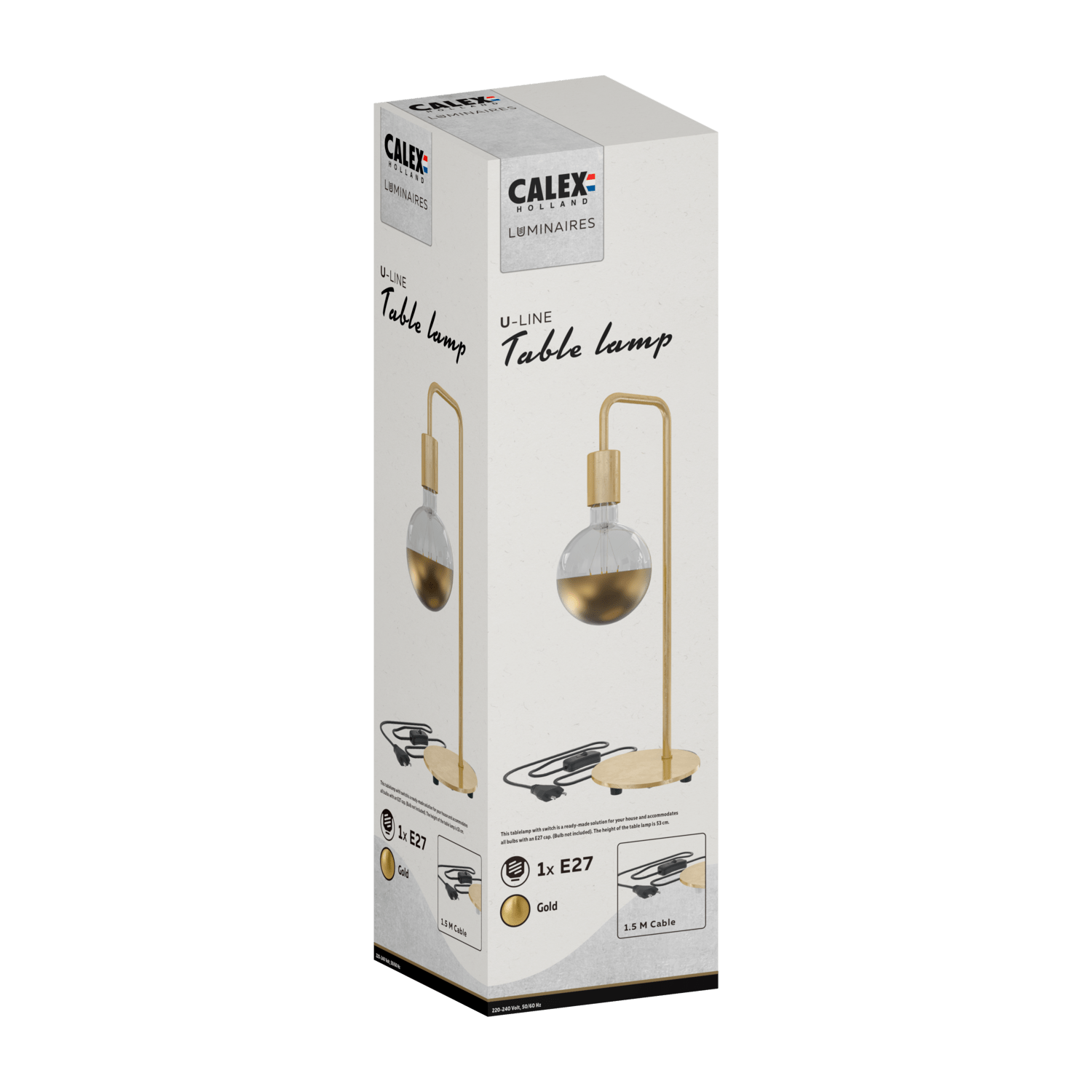 calex-lampe-de-table-u-line-e27-or-53cm image 3