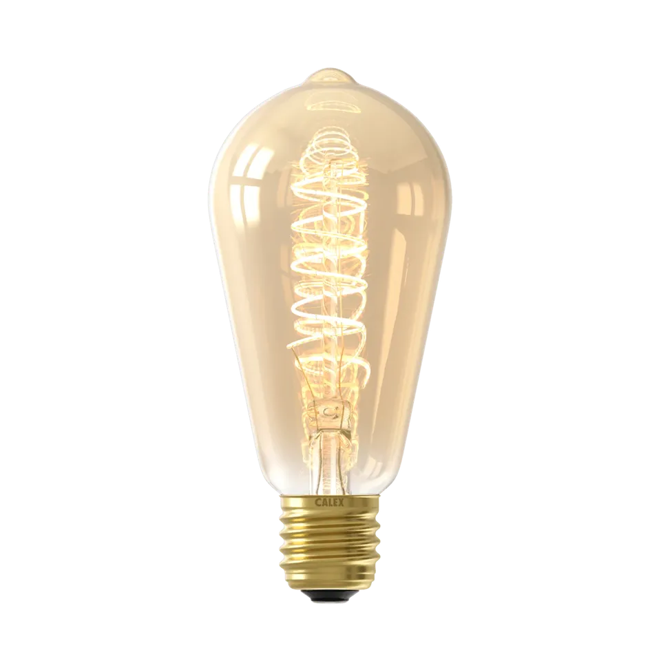 calex-flex-filament-lampe-led-e27-st64-or-2100k image 1
