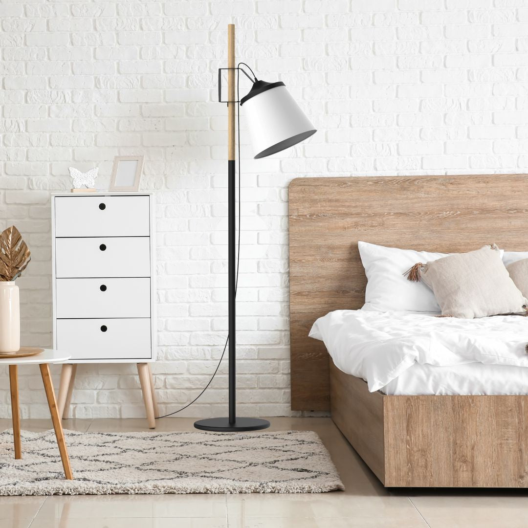 aluminor-woody-ls-lampadaire-bois-m-tal-r-flecteur-tissu-inclin image 6