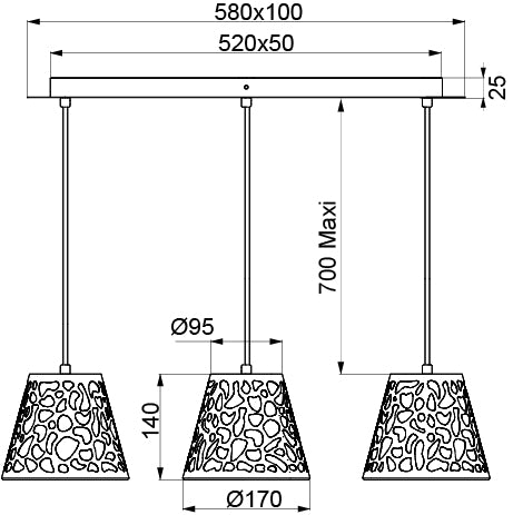 aluminor-nihoa-s3-suspension-3-r-flecteurs-ajour-s-m-tal image 6