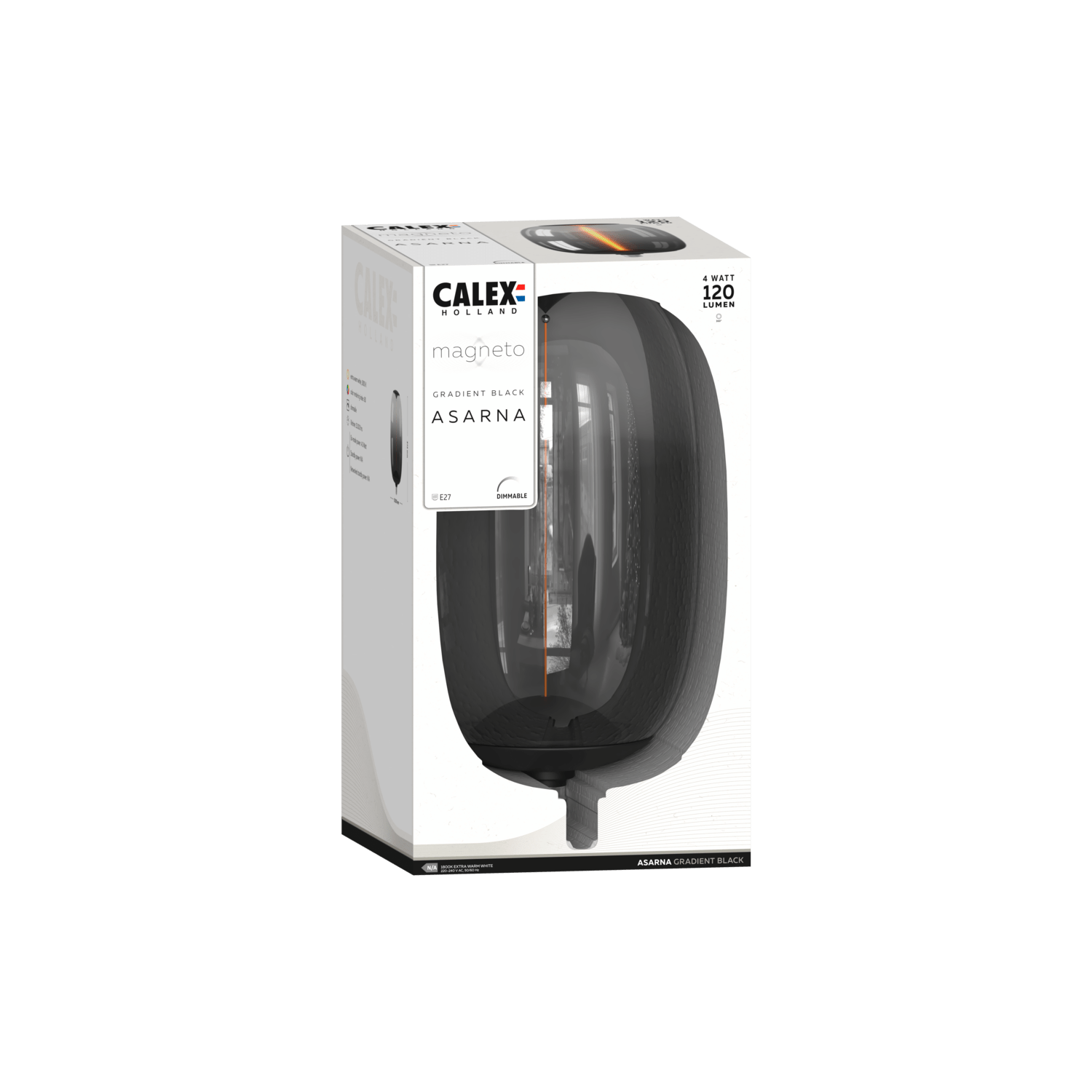 calex-magneto-asarna-ampoule-led-e27-noir-4w-dimmable-200-mm image 3