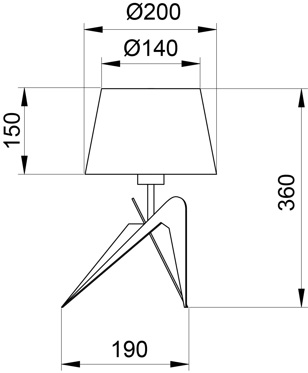 aluminor-lola-lampe-poser-m-tal-double-pieds image 4
