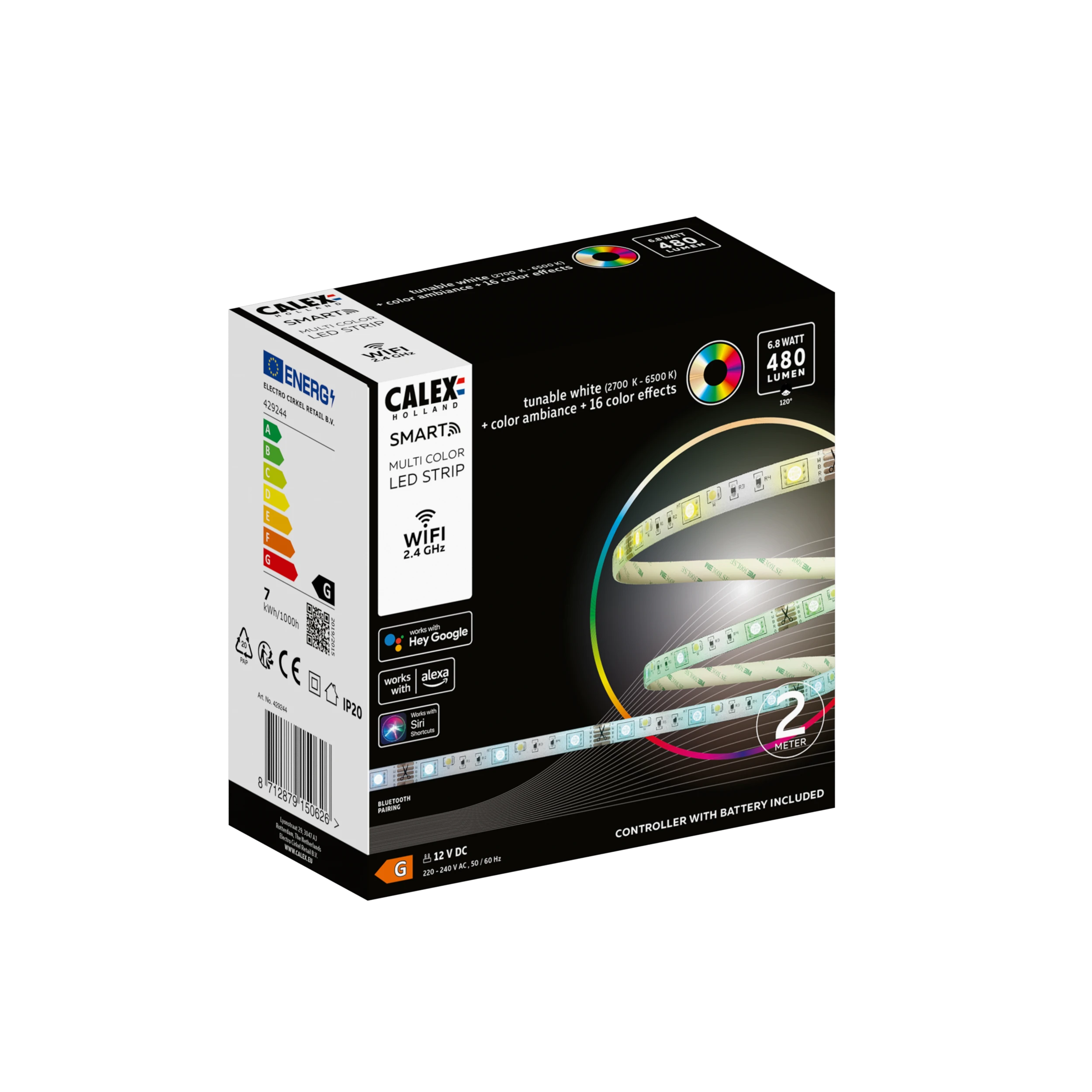 calex-smart-bande-led-2m-rgb-cct-wifi image 2