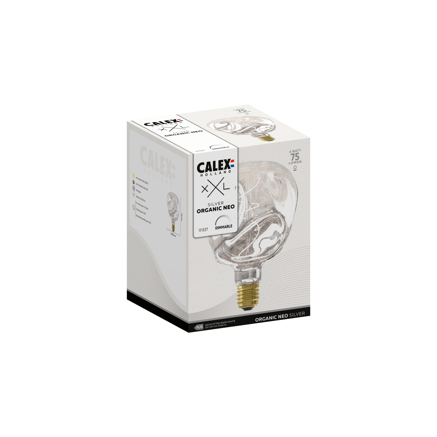 calex-xxl-organic-neo-led-e27-argent image 2