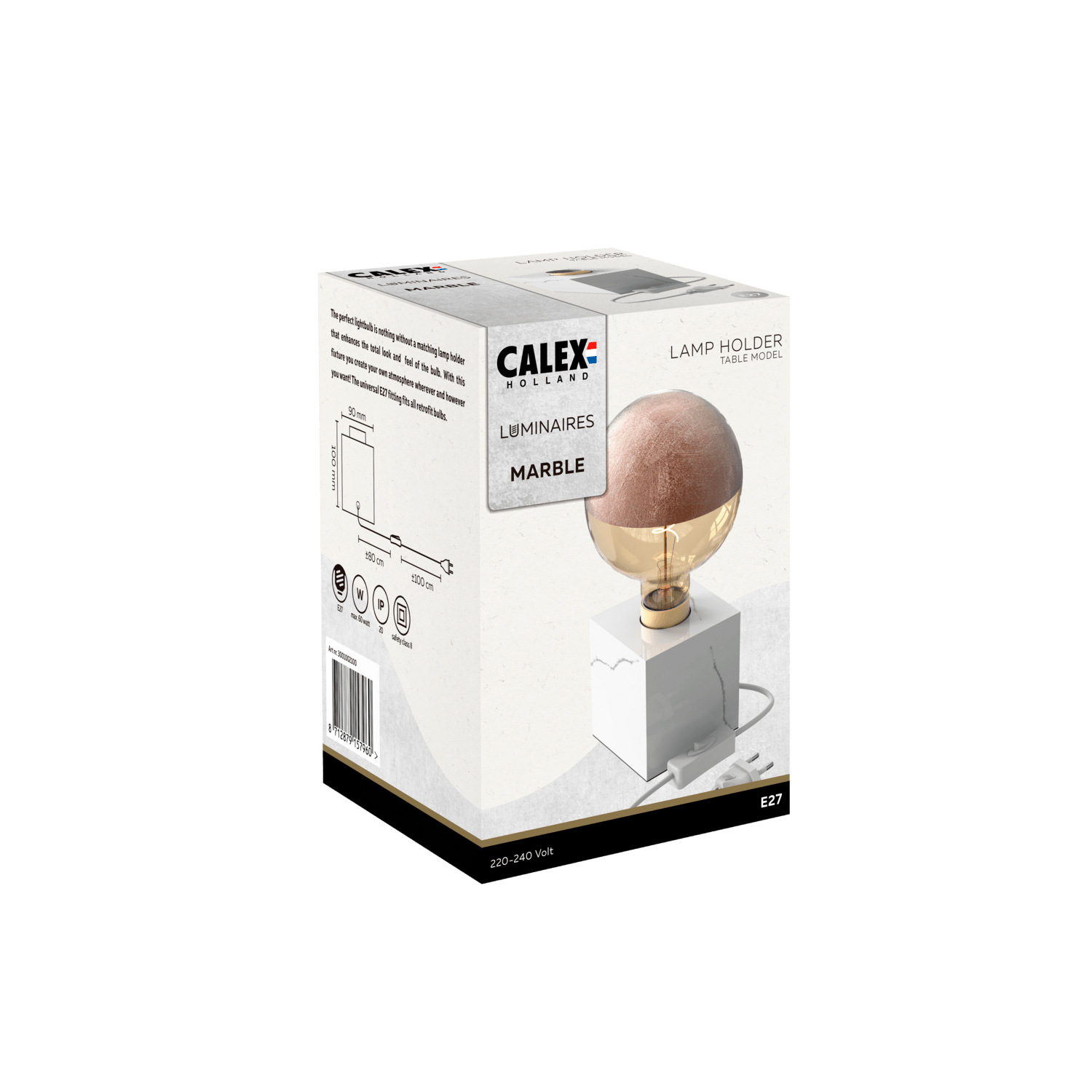 calex-lampe-de-table-carr-e-e27-marbre-blanc image 3