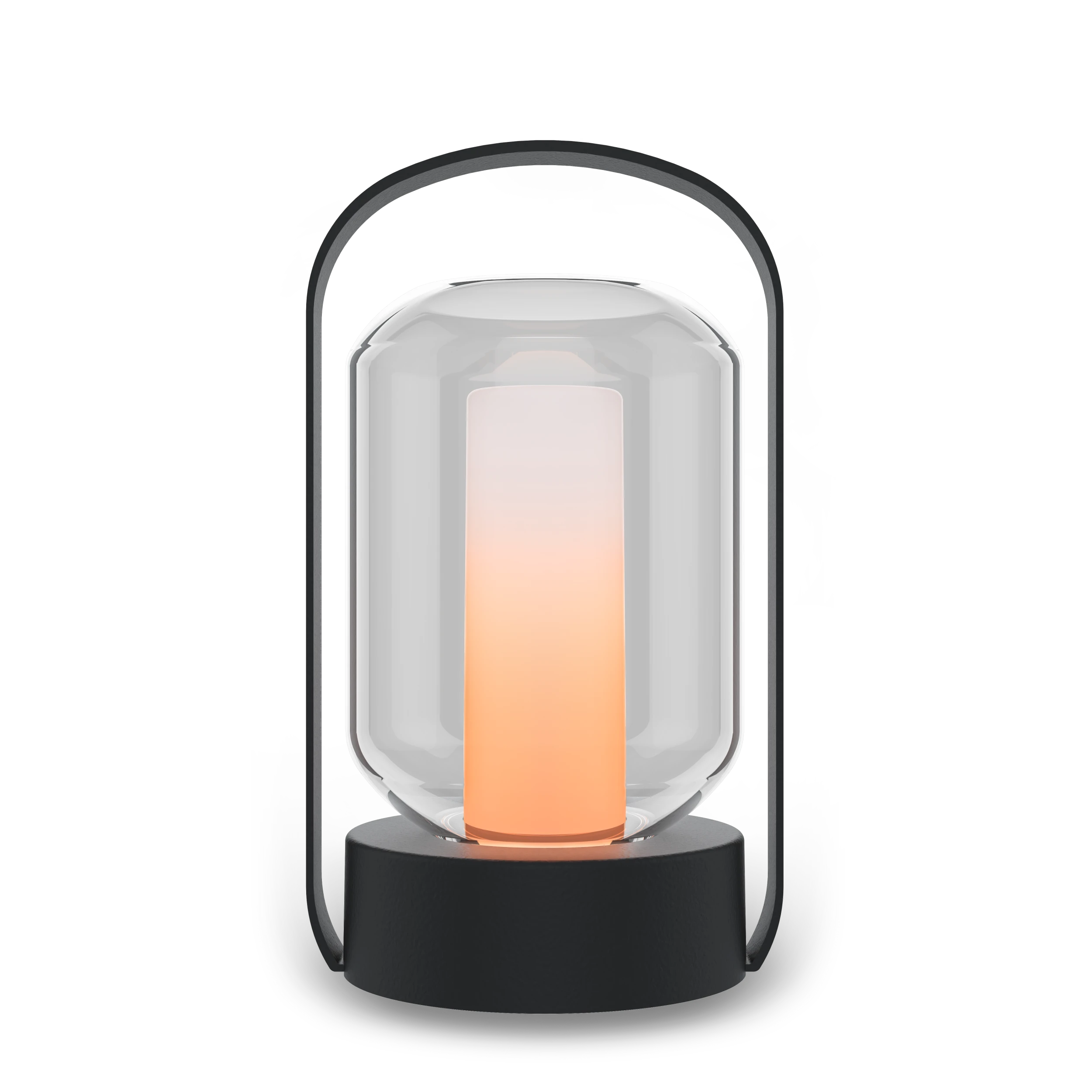 calex-como-lanterne-de-table-effet-flamme-noir image 1