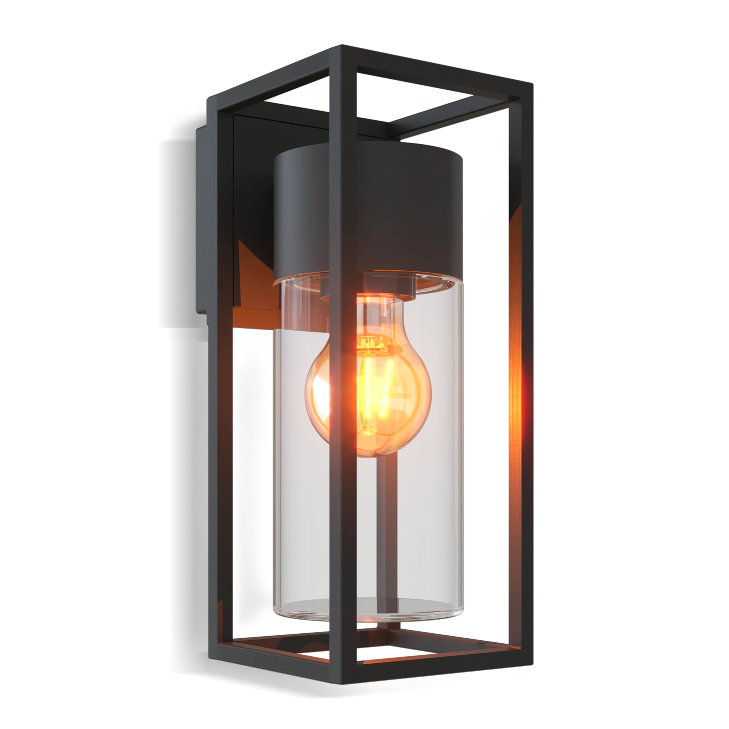 calex-applique-led-genoa-e27-noir-ip44 image 1