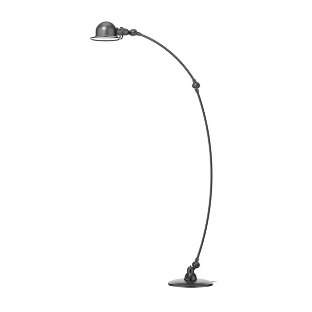 jield-loft-c1260-lampadaire-2-bras-courbes-noir-martel image 1