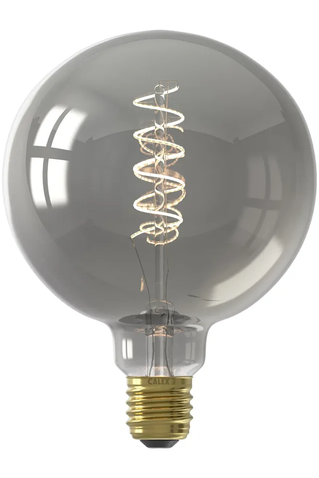 calex-flex-filament-led-e27-g125-titane-4w-dimmable image 1