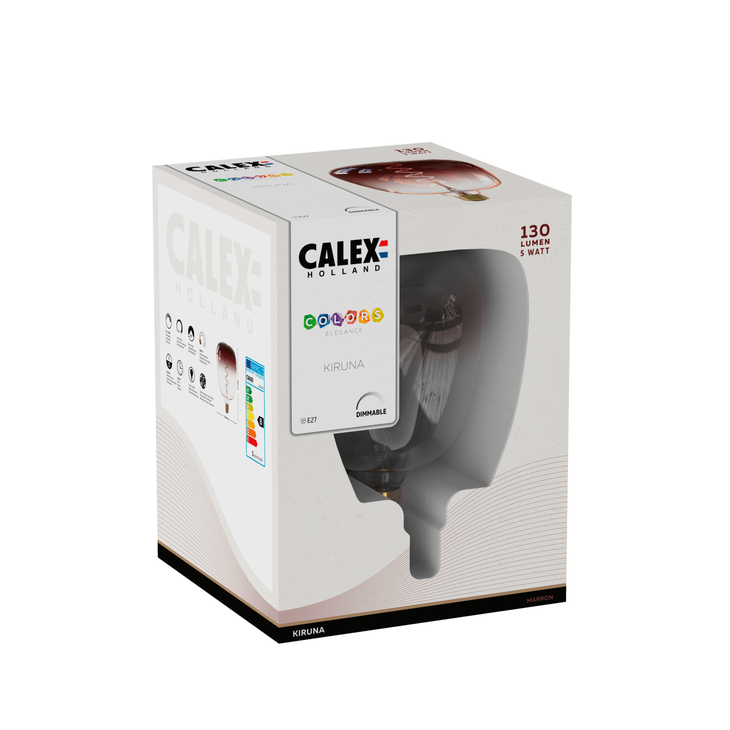calex-kiruna-ampoule-led-e27-verre-bourbon-marron image 3