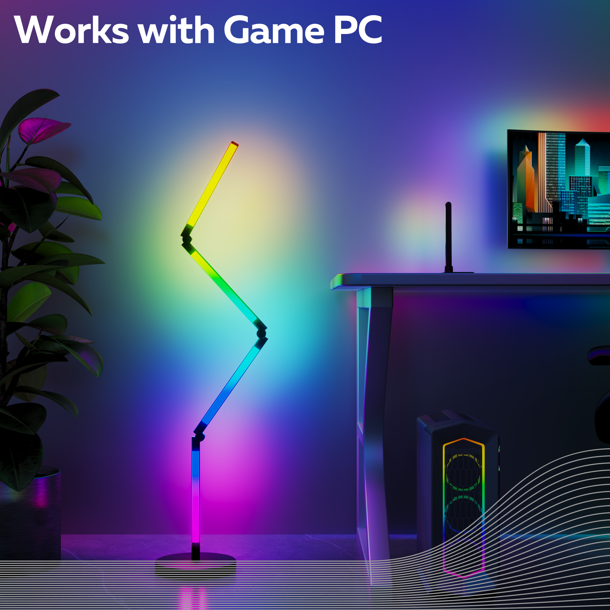 calex-smart-bande-led-de-bureau-150-cm-rgbic image 8