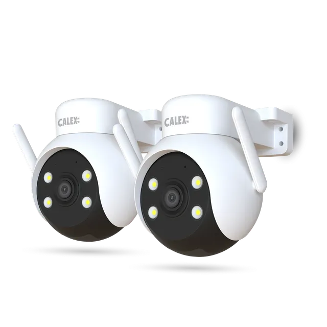 calex-smart-outdoor-camera-set-cam-ra-ptz-2k-3mp-ext-rieure image 1