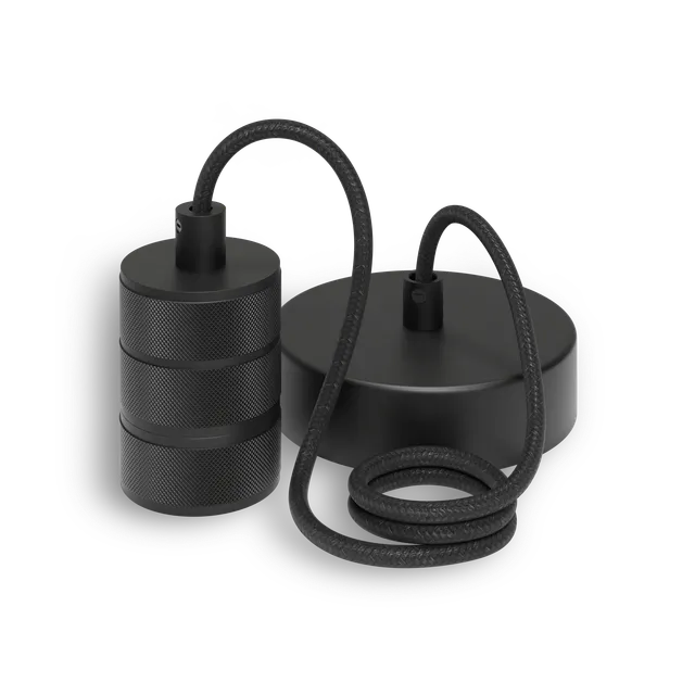 calex-suspension-r-tro-e27-noir-sans-ampoule image 1