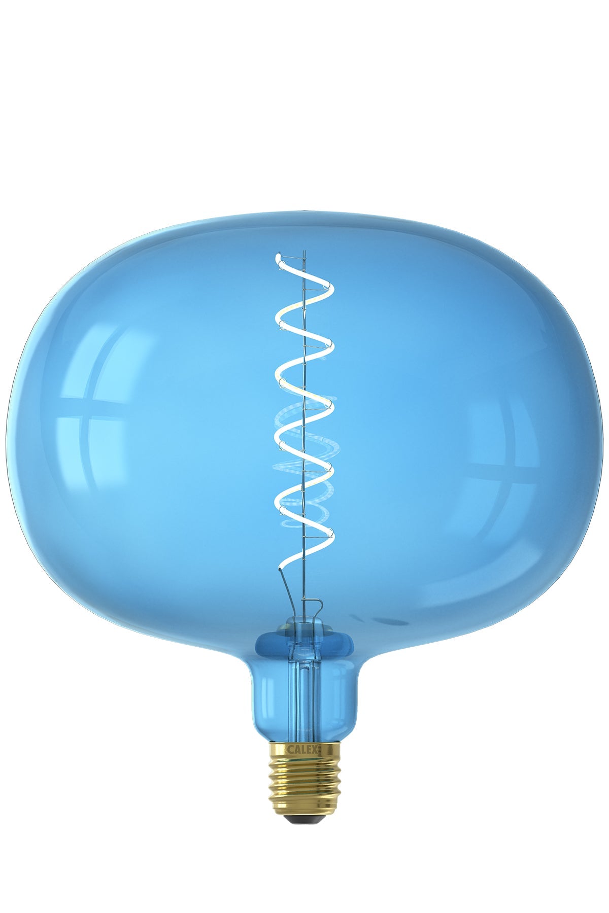 calex-crown-ampoule-led-e27-filament-cobble-bleu-saphir-blanc-chaud-4w image 2