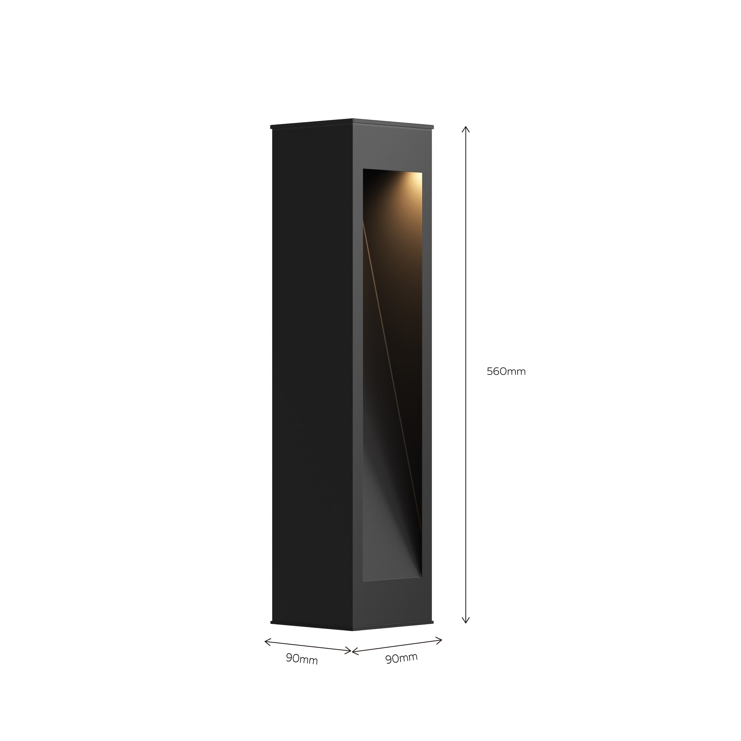 calex-ivrea-borne-solaire-ext-rieur-noir-56-cm image 7