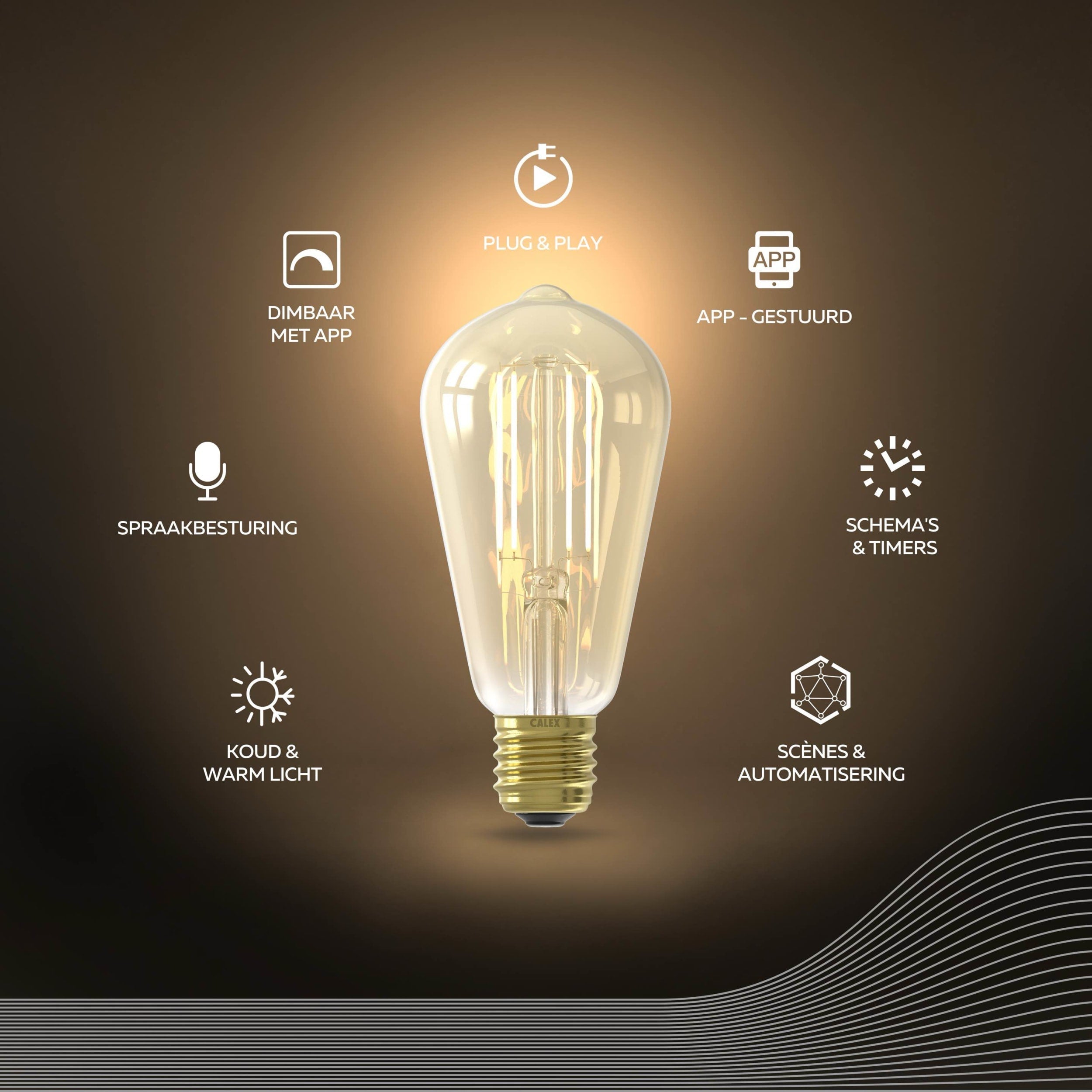 calex-smart-ampoule-led-filament-st64-e27-dor-cct-1800k-3000k-connect-e image 3
