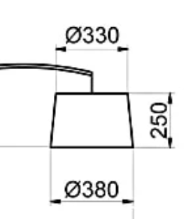 aluminor-abat-jour-arc-tissu-e27-33-38-cm image 3