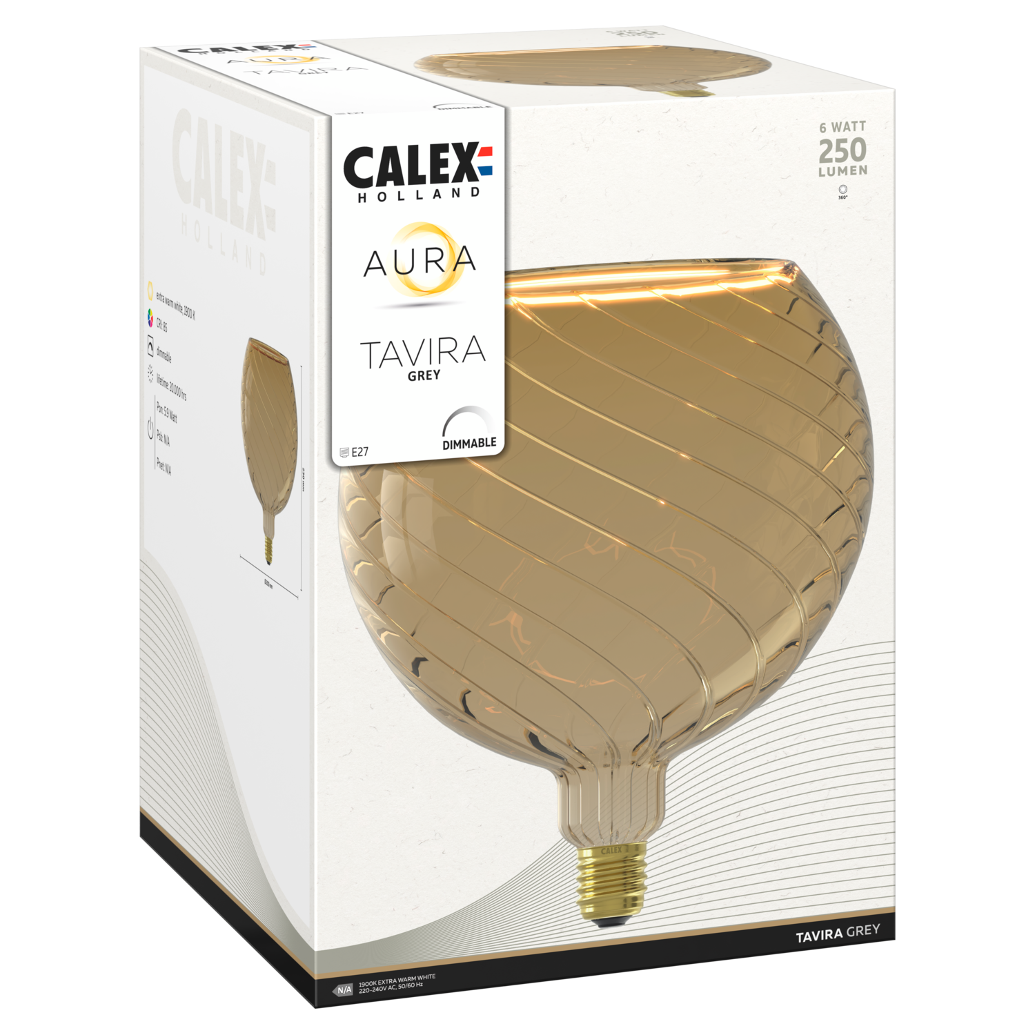 calex-aura-tavira-g200-ampoule-led-d-corative-gris image 3