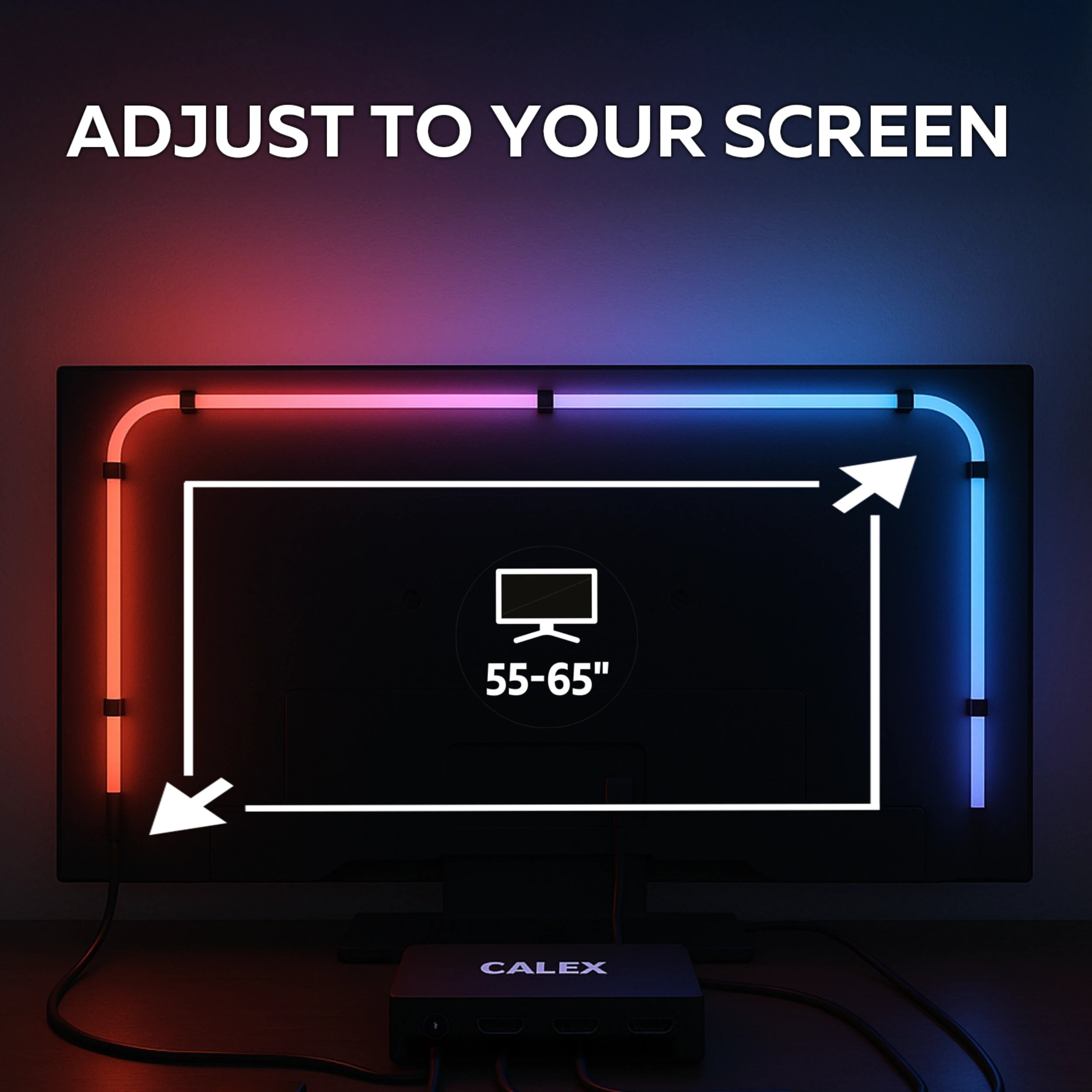 calex-smart-syncbox-bande-led-tv-2-45m-rgbic-168-led image 4