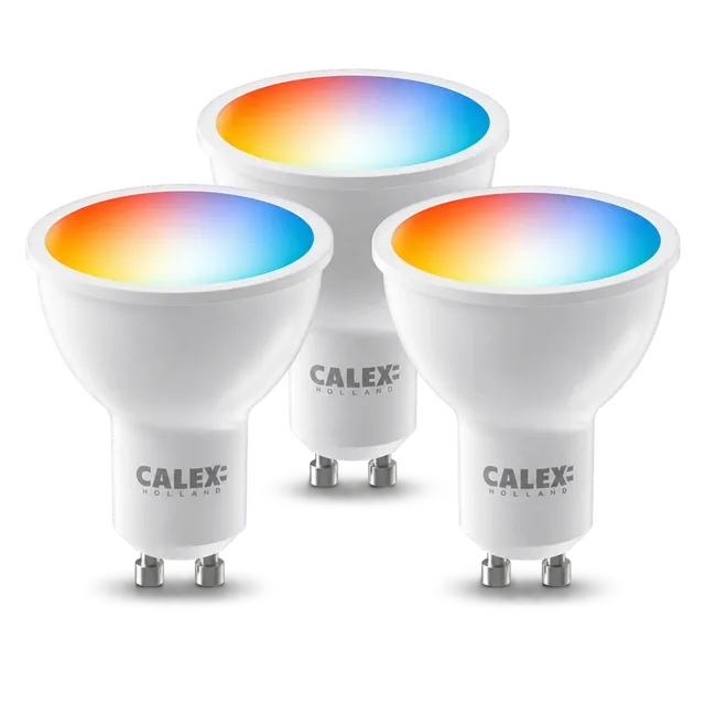 calex-spot-led-intelligent-gu10-rgb-lot-de-3 image 1