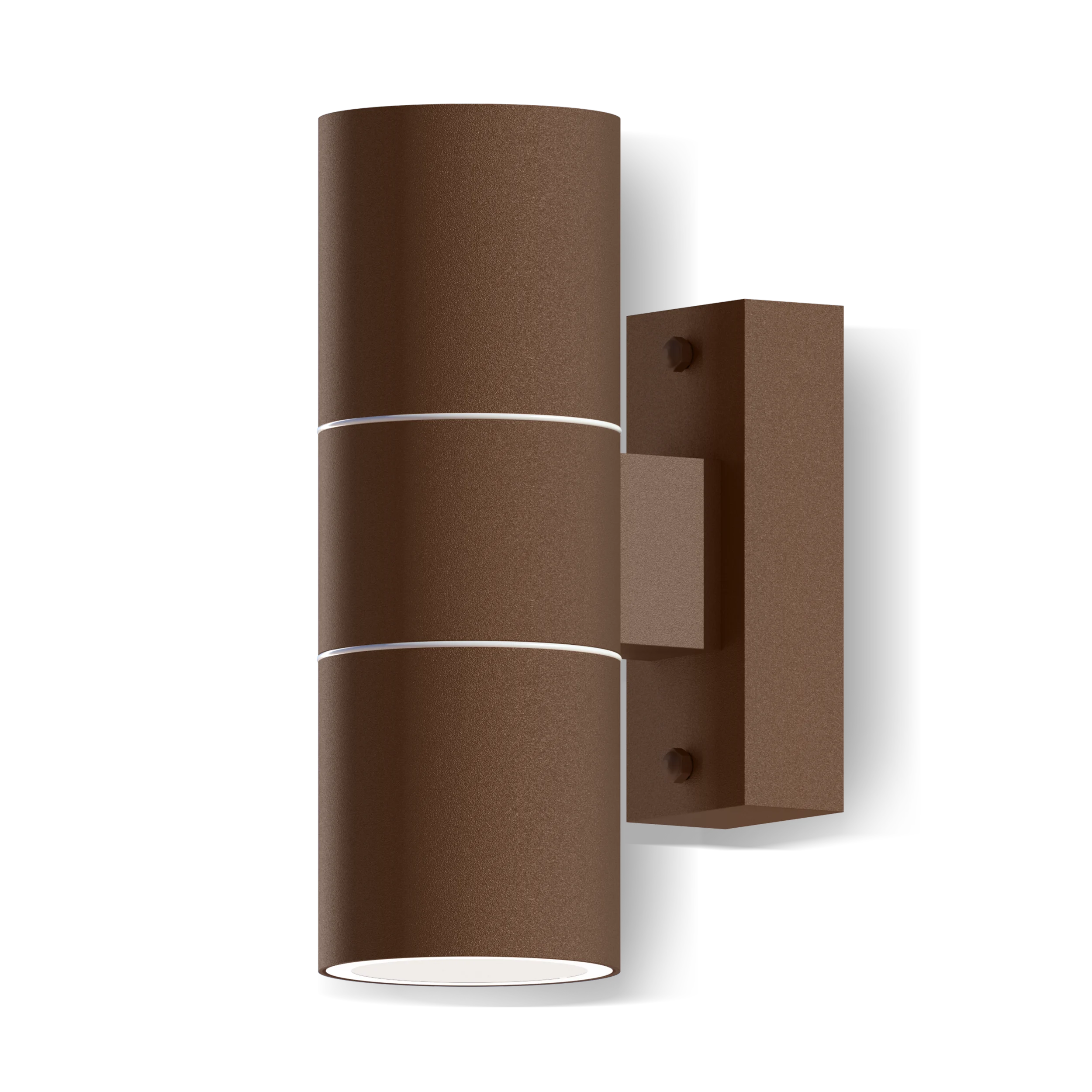 calex-turin-applique-murale-up-down-2x-gu10-rouille-ip54 image 1