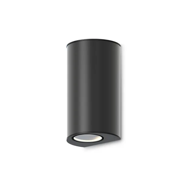 calex-monza-applique-murale-ext-rieure-up-down-2x-gu10-noir image 1