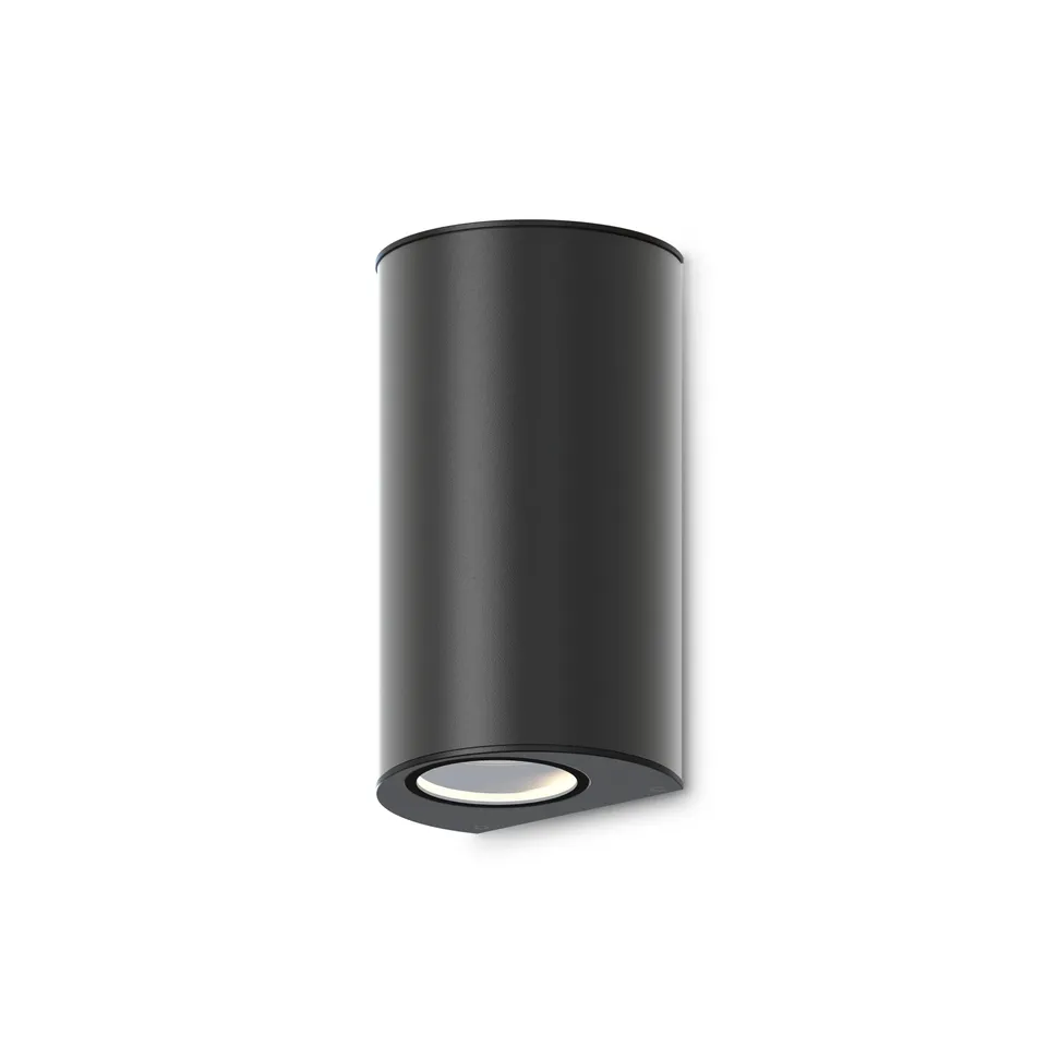 calex-monza-applique-murale-ext-rieure-up-down-2x-gu10-noir image 1