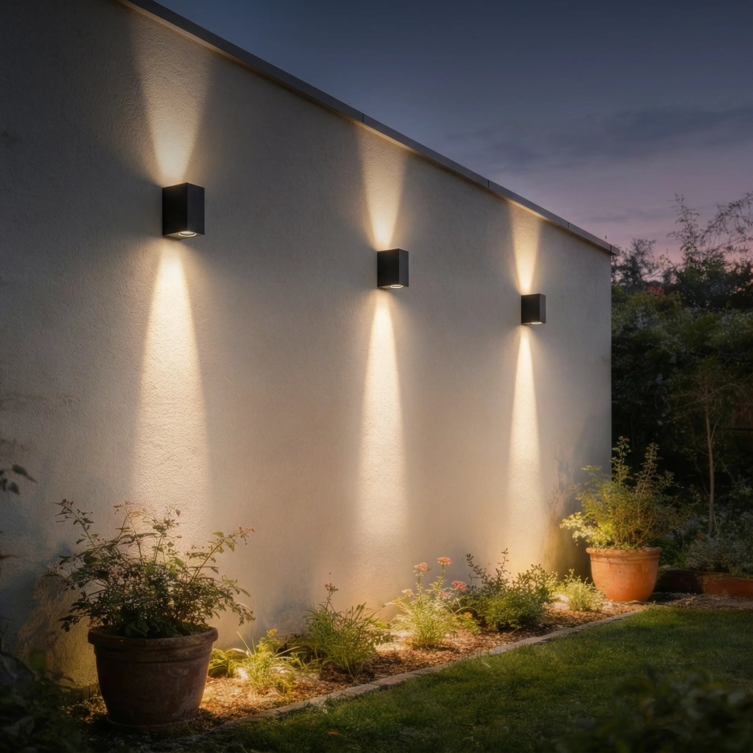 calex-bergamo-applique-murale-up-down-2x-gu10-noire image 4