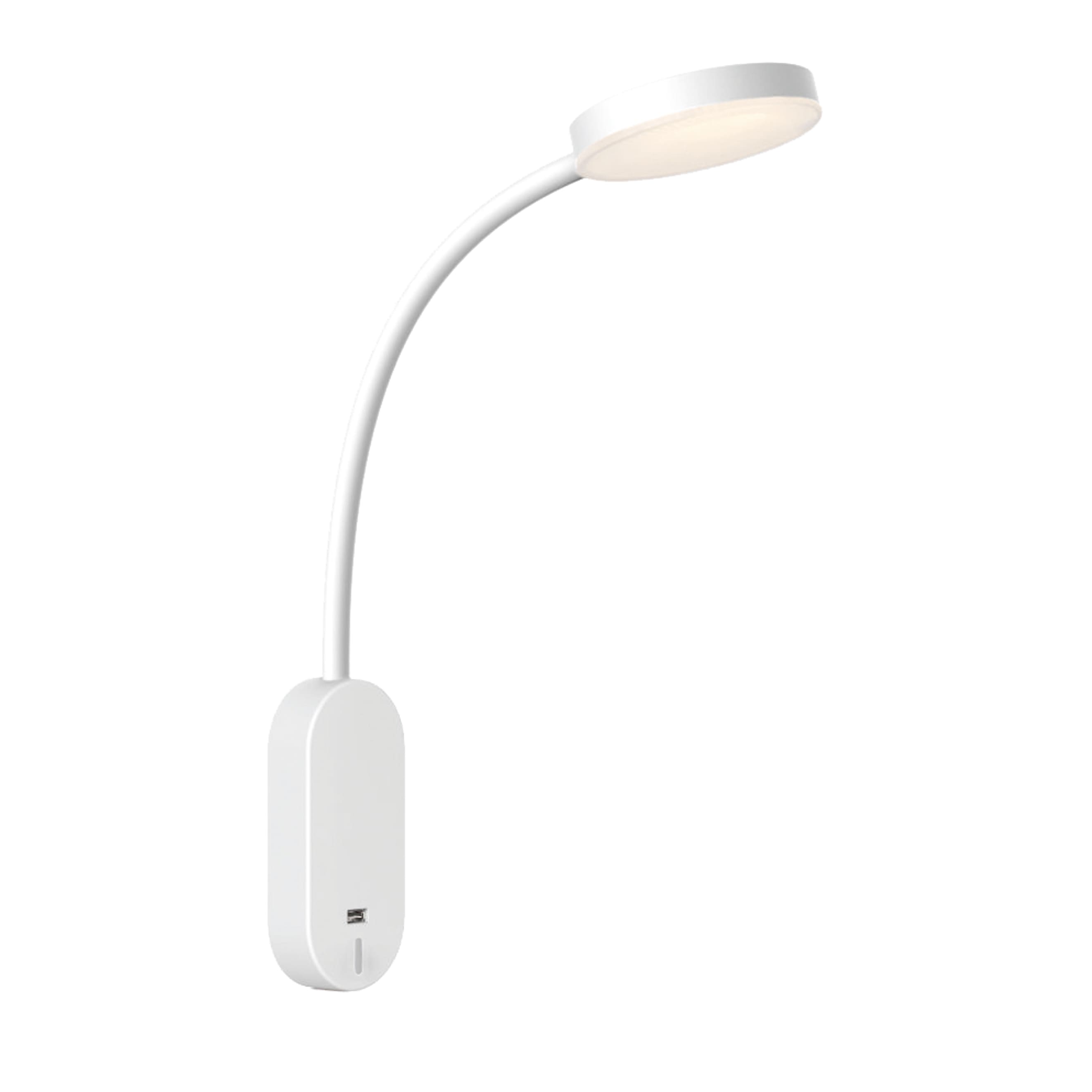 aluminor-omega-100-applique-bras-flexible-blanc-noir image 3