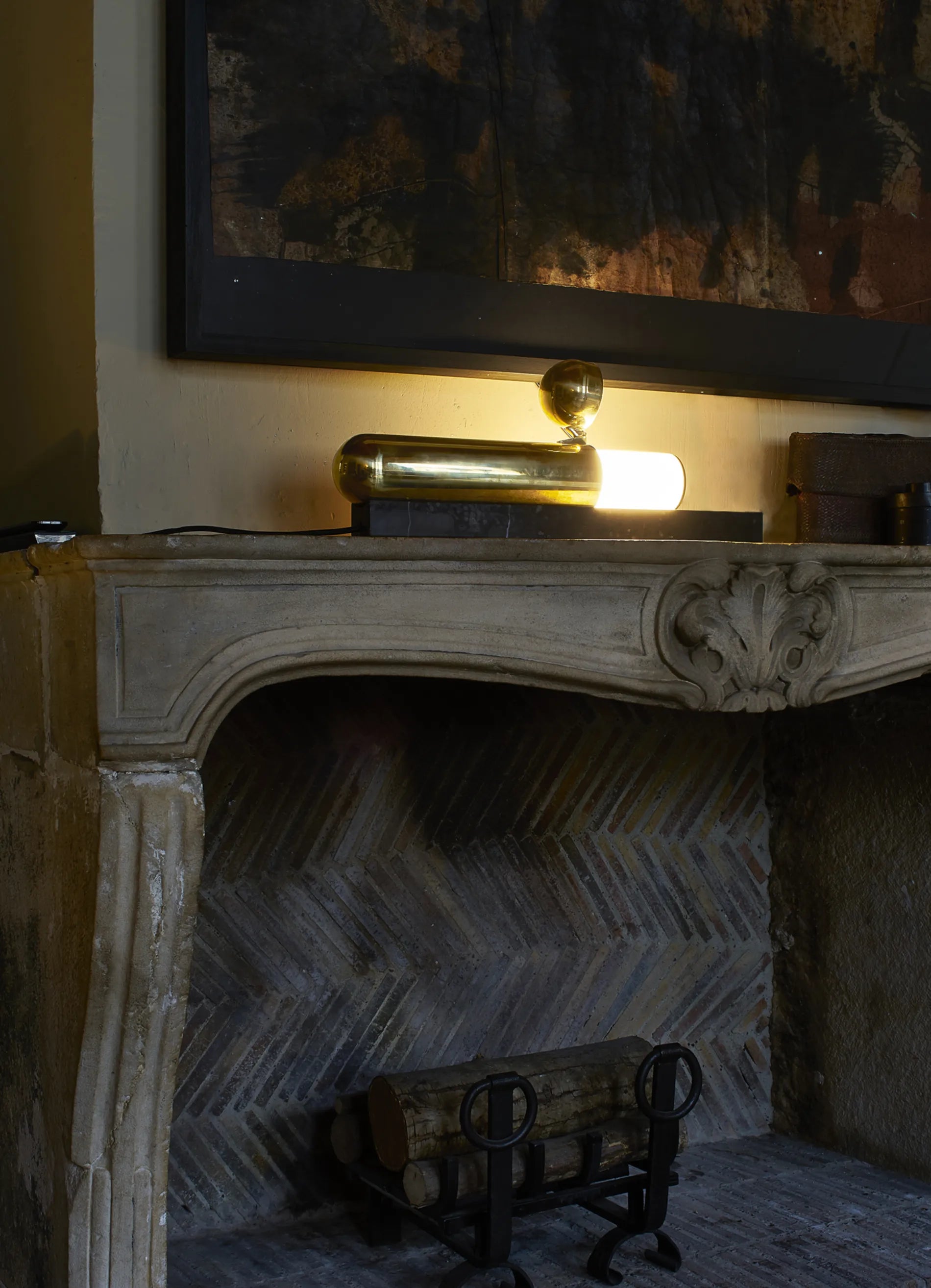 dcw-ditions-isp-table-lampe-de-table-laiton-base-marbre image 4