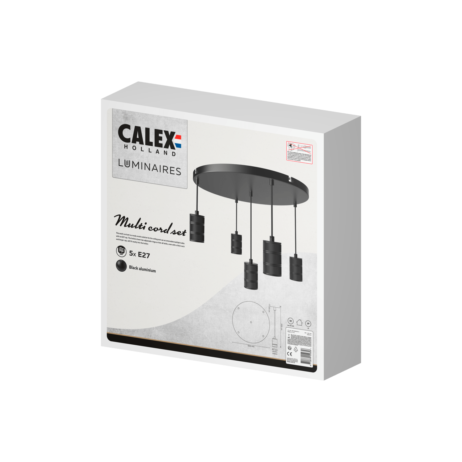 calex-pendule-suspension-5x-e27-50-cm-noir image 5