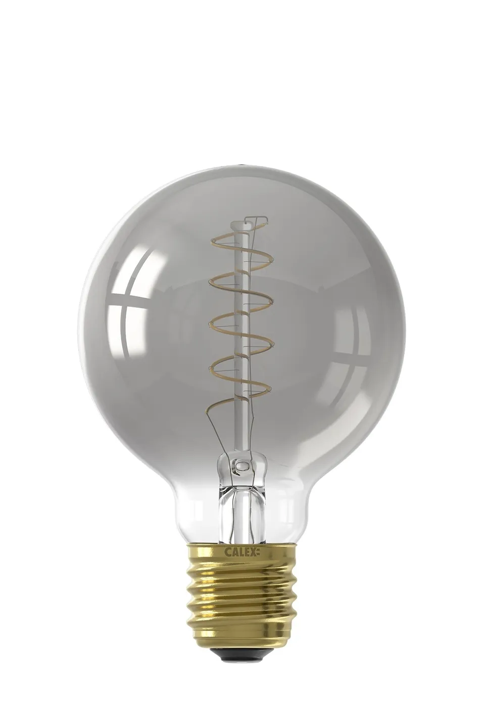 calex-spiral-filament-ampoule-led-e27-g80-titane-4w-dimmable image 1