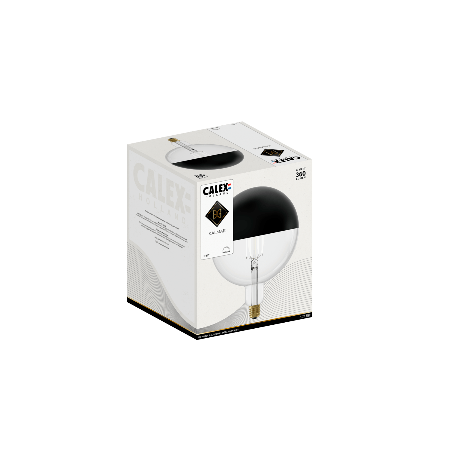 calex-top-mirror-ampoule-led-e27-g200-noire-filament-dimmable-kalmar image 3