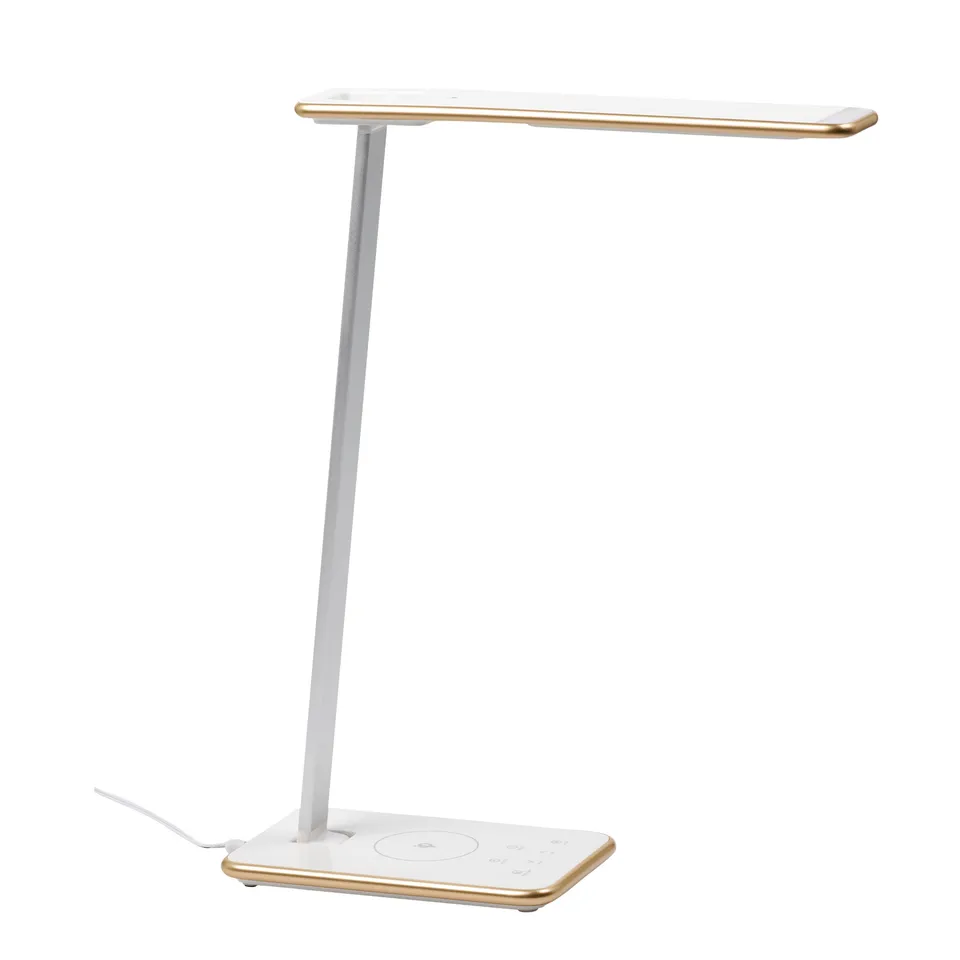 aluminor-orbit-lampe-de-bureau-led-argent-et-or image 1