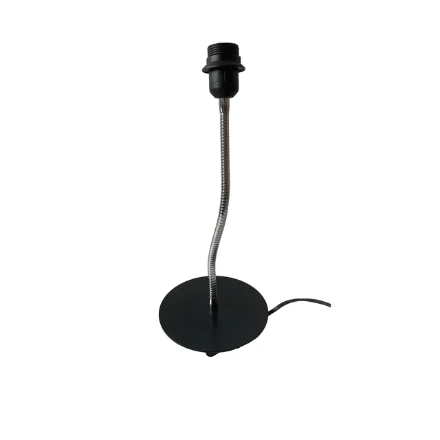 aluminor-pied-bakoa-pied-de-lampe-m-tal-noir-e27 image 1