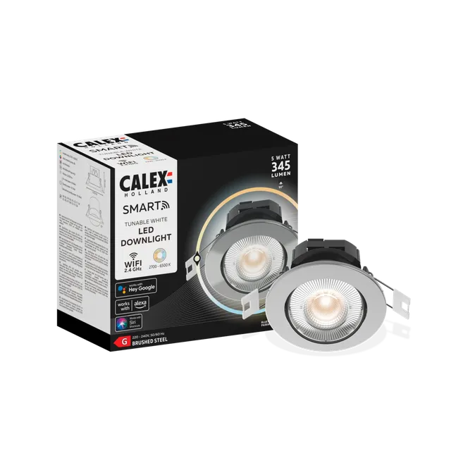 calex-smart-spot-encastr-cct-gris-wifi-sans-hub image 1