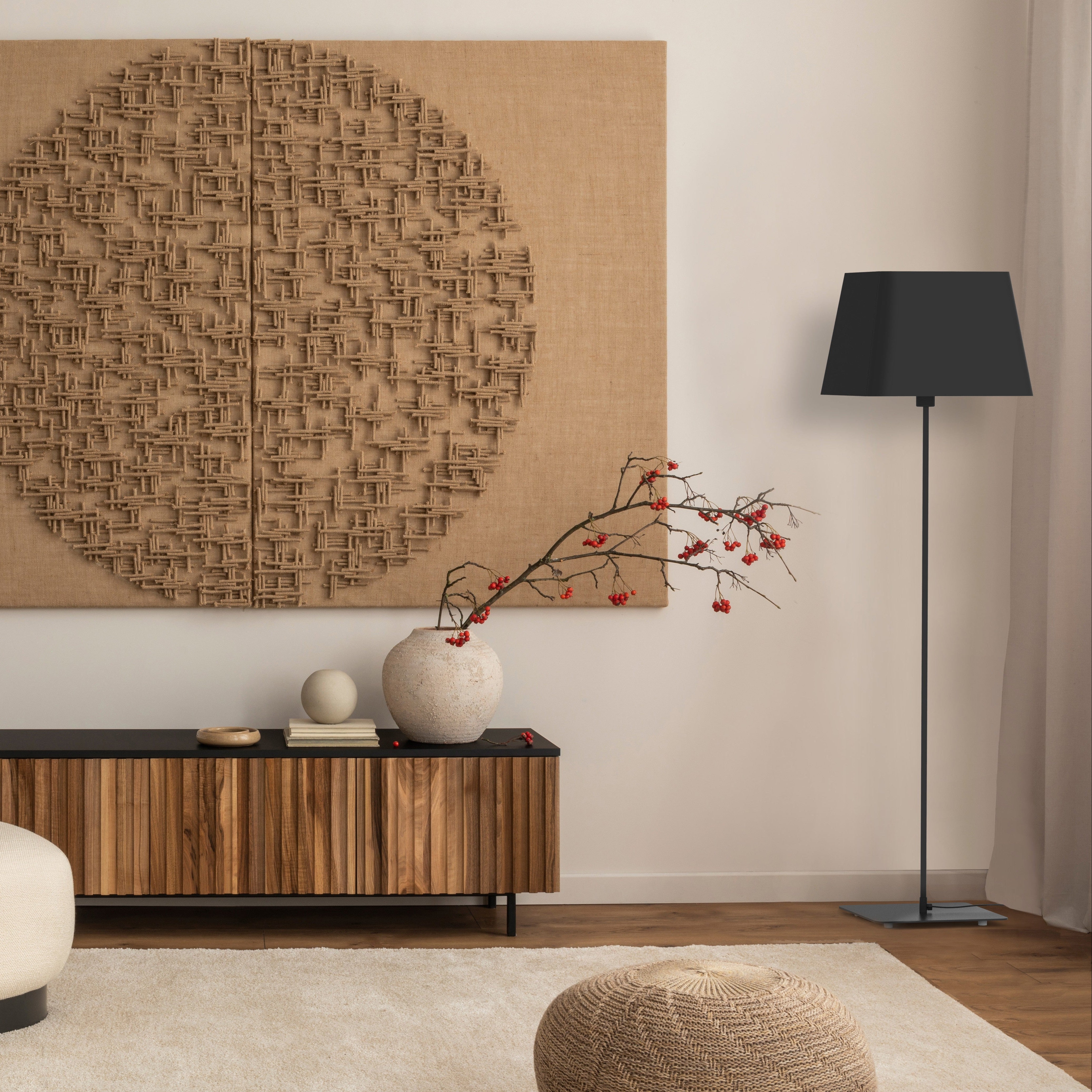 aluminor-caro-ls-lampadaire-carr-abat-jour-tissu image 2
