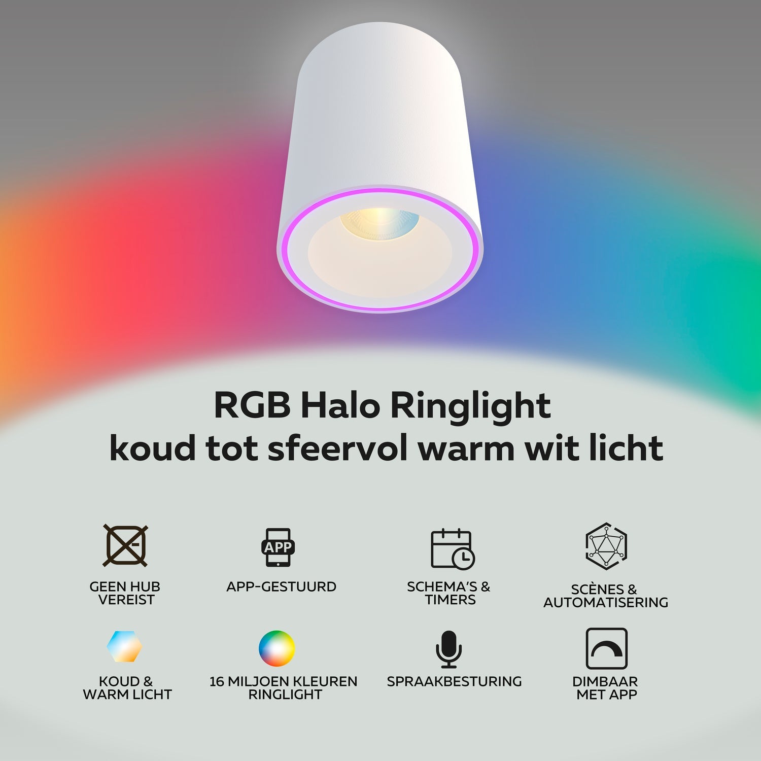 calex-smart-spot-halo-rgb-cct-blanc image 2