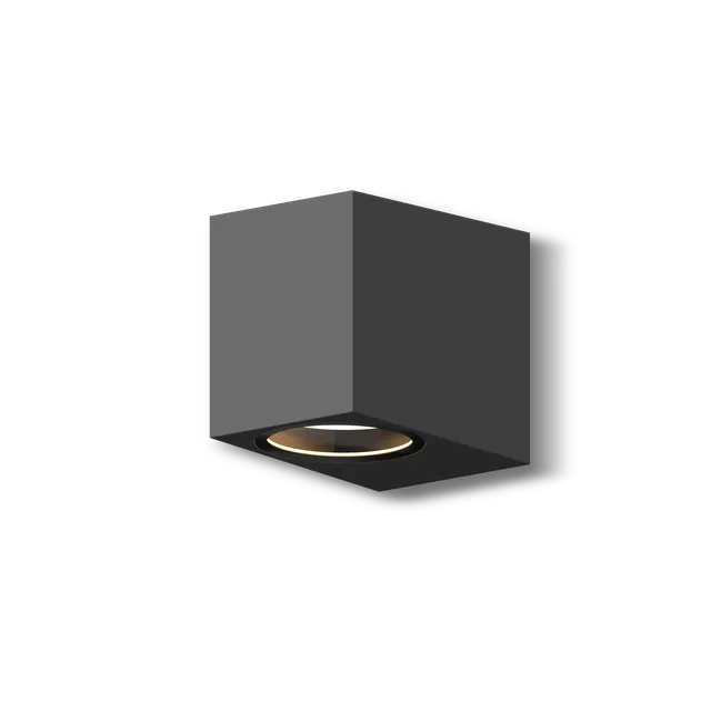 calex-sanremo-applique-murale-gu10-faisceau-bas-anthracite image 1