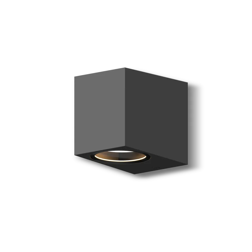 calex-sanremo-applique-murale-gu10-faisceau-bas-anthracite image 1