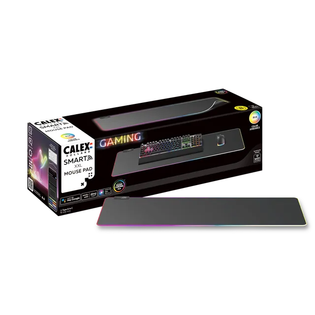 calex-tapis-de-souris-gaming-xxl-90x30cm-rgb-razer-chroma image 1