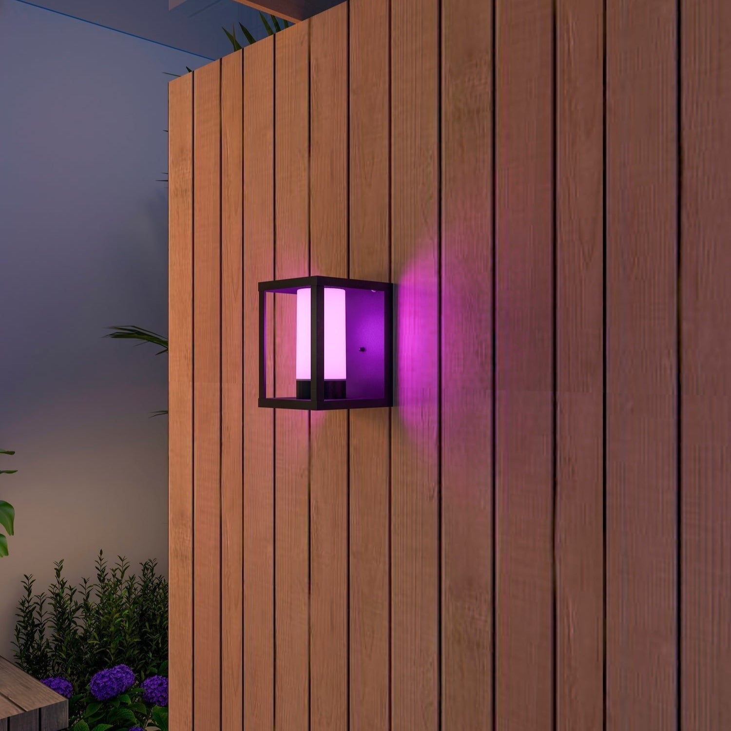 calex-smart-applique-murale-ext-rieure-led-rgb-cct-noire-2 image 4