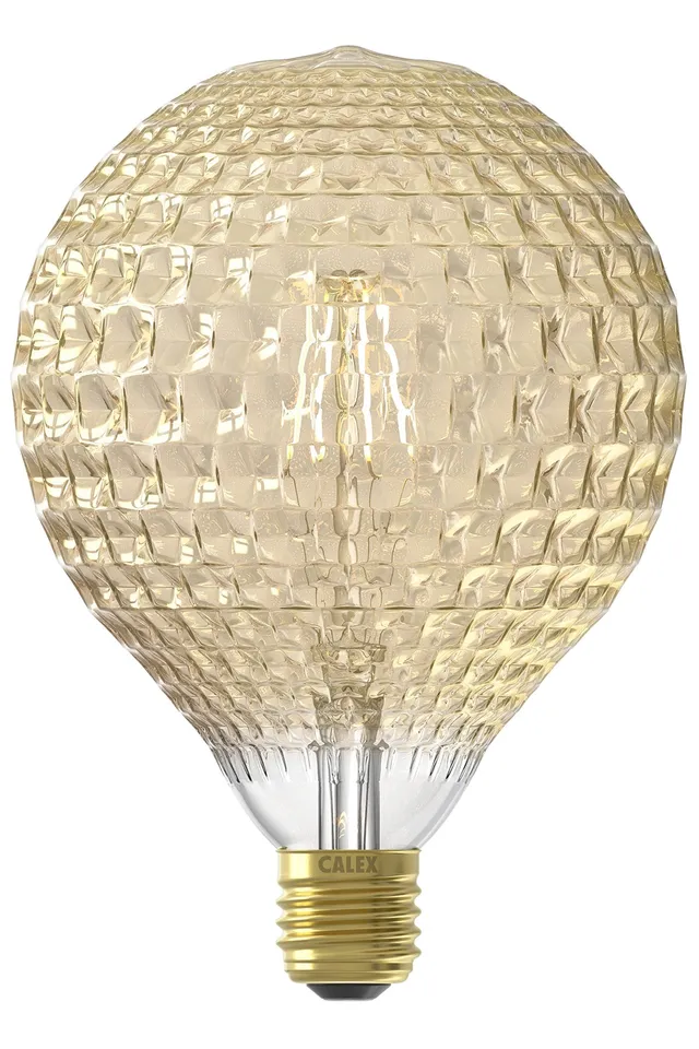 calex-ananas-filament-led-e27-g125-dor-e-blanc-chaud-4w image 1