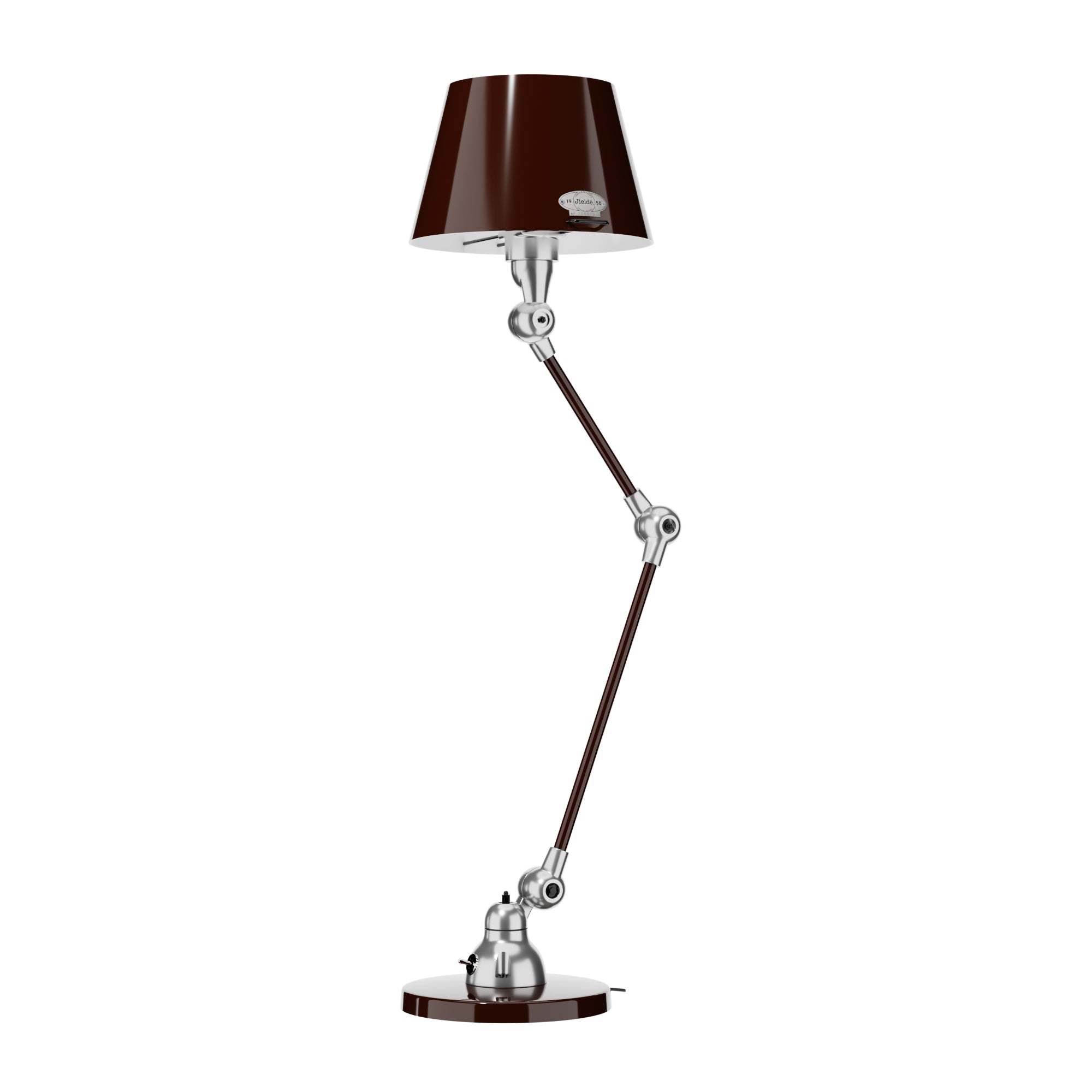jield-aicler-aid373-chocolat-lampe-deux-bras-articul-s image 2