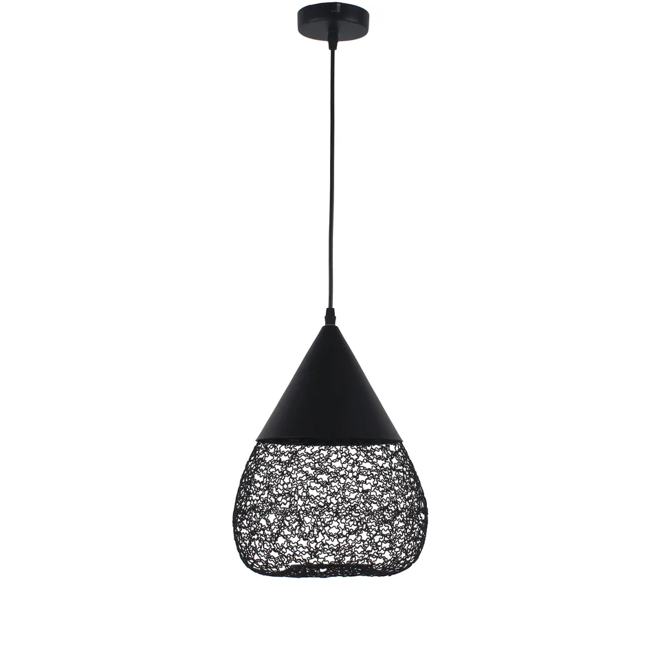 aluminor-maroc-s-suspension-m-tal-noir-moucharabieh image 1
