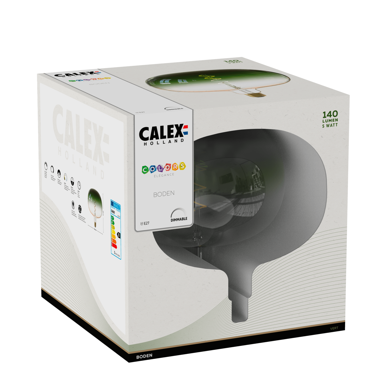 calex-boden-vert-ampoule-led-e27-5w-dimmable-l-gance image 3