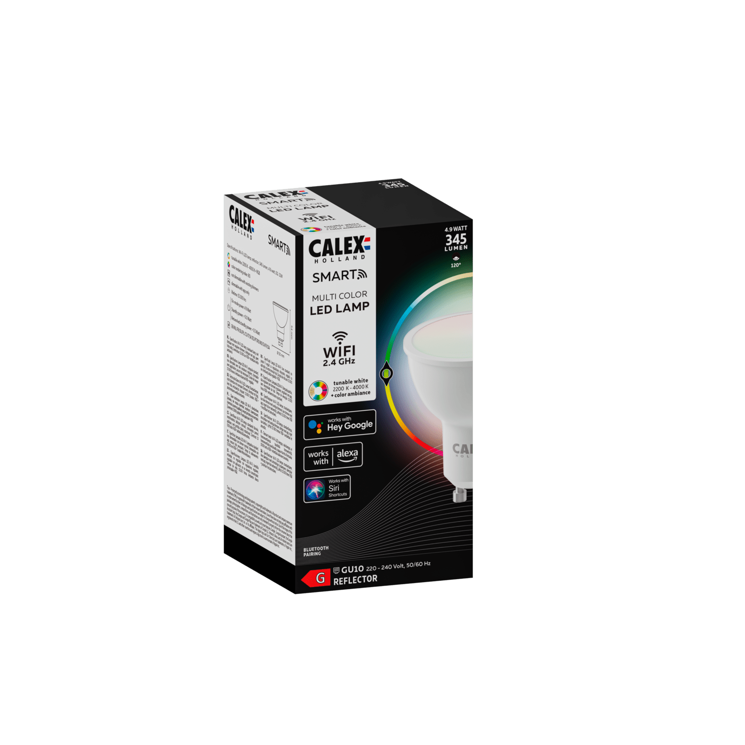 calex-smart-spot-led-gu10-r-flecteur-rgb-blanc-chaud-5w image 3