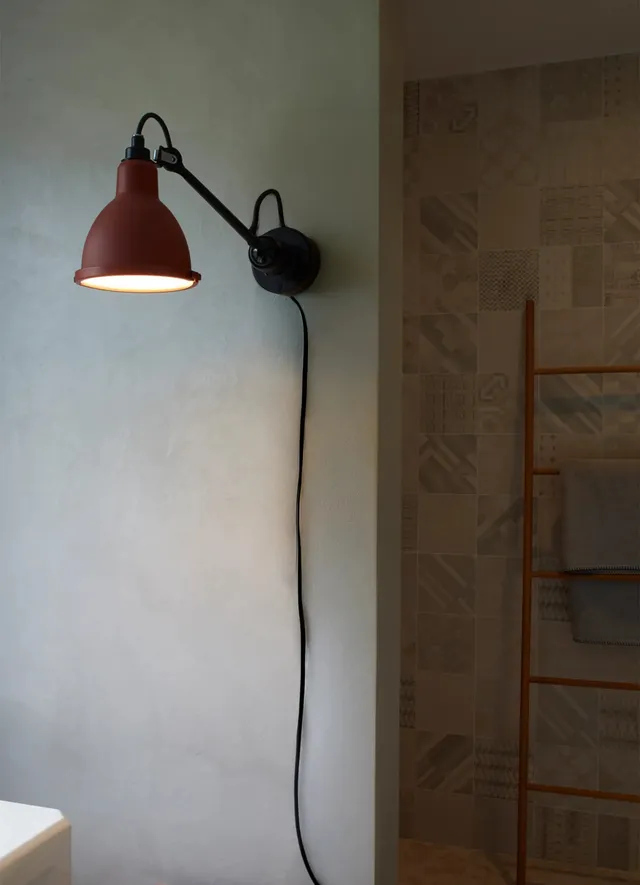dcw-ditions-lampe-gras-n-304-cable-spot-acier-avec-c-ble-et-interrupteur image 1