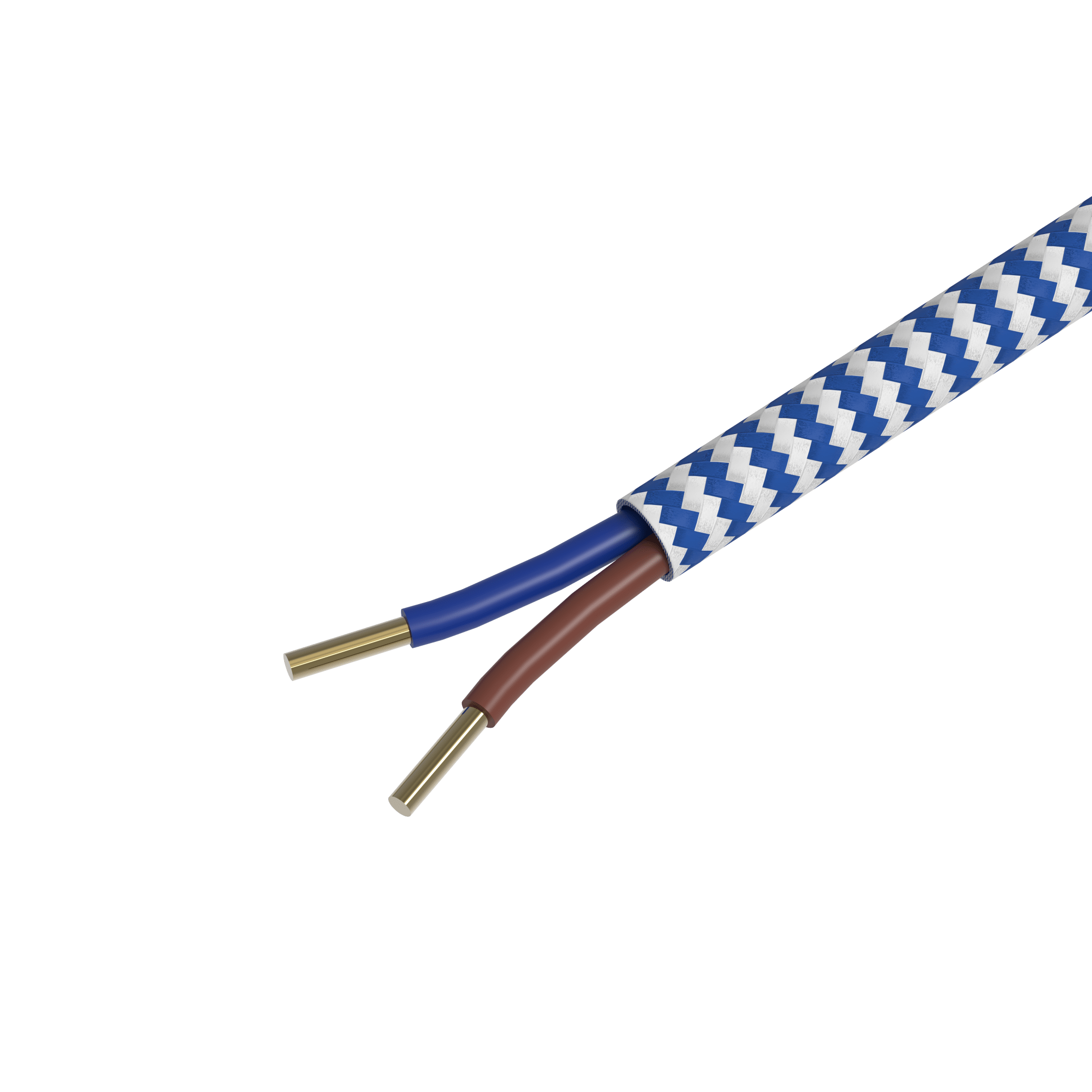 calex-creations-c-ble-textile-1-5-m-bleu-blanc-pour-suspension image 2