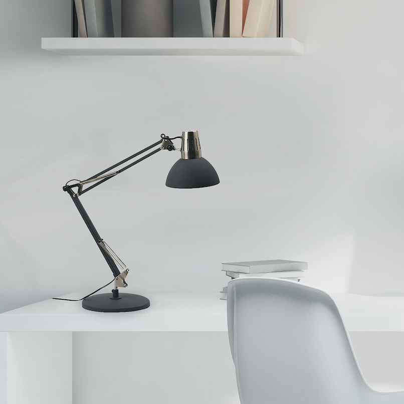 aluminor-calypsa-lampe-de-bureau-architecte-articul-e-noir-blanc image 2